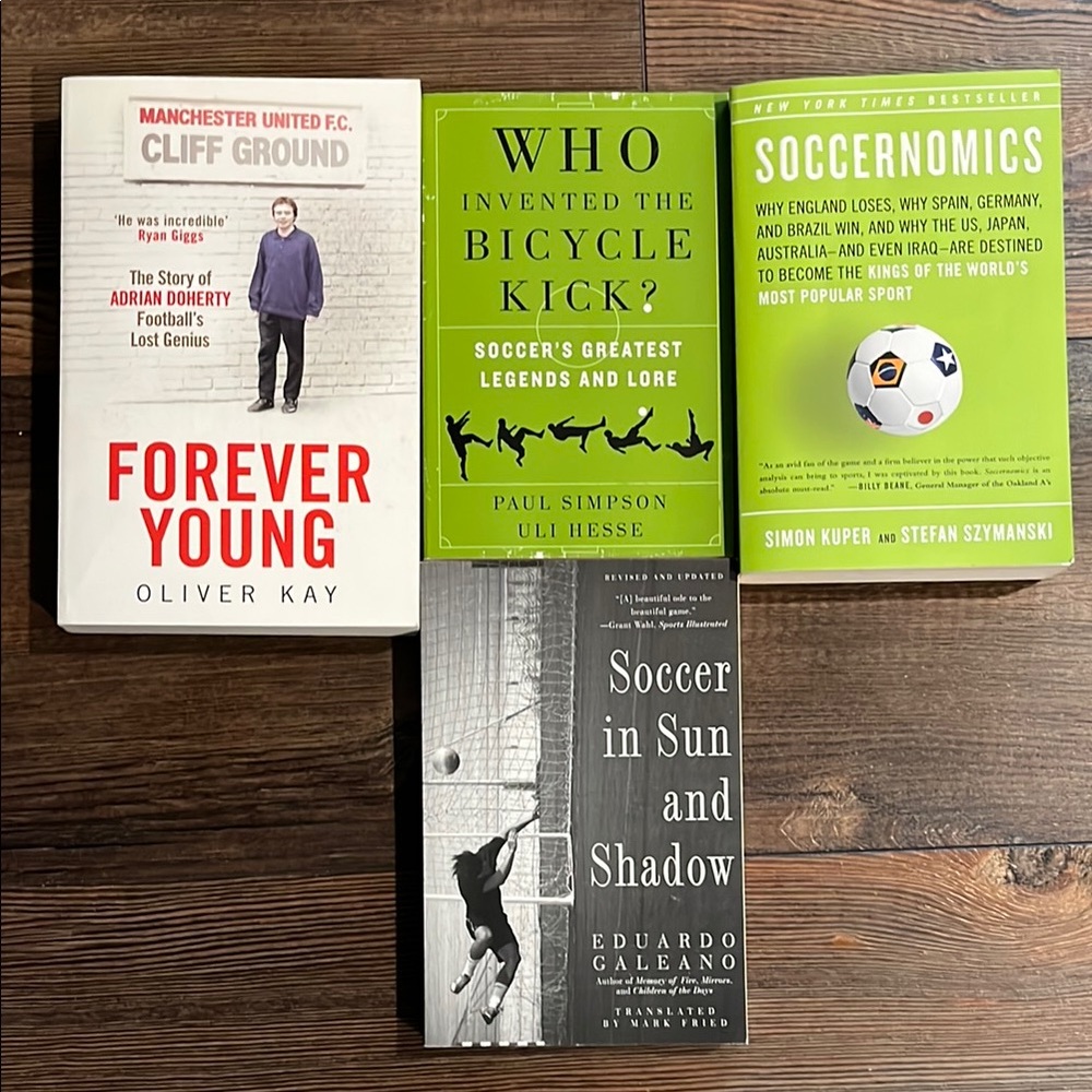 Soccer Themed Bundle Of 4 Books